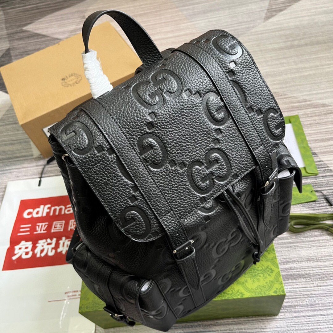 Balo Gucci Super Double G Siêu Cấp Màu Đen Size 41cm